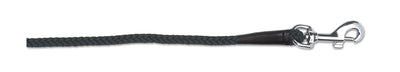 Ancol Viva Nylon Rope Snap Lead Black 12mm x1.7m